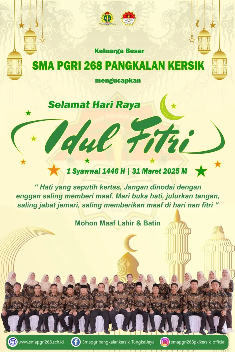 Selamat Hari Raya Idulfitri 1446 H