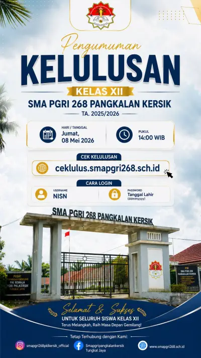Foto 1 — Pengumuman Kelulusan Kelas XII