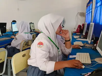 SMA PGRI 268 Pangkalan Kersik Laksanakan Hari Pertama TKA 2026