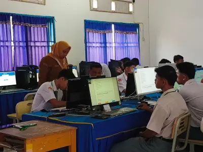 Foto 2 — SMA PGRI 268 Pangkalan Kersik Laksanakan Hari Pertama TKA 2026