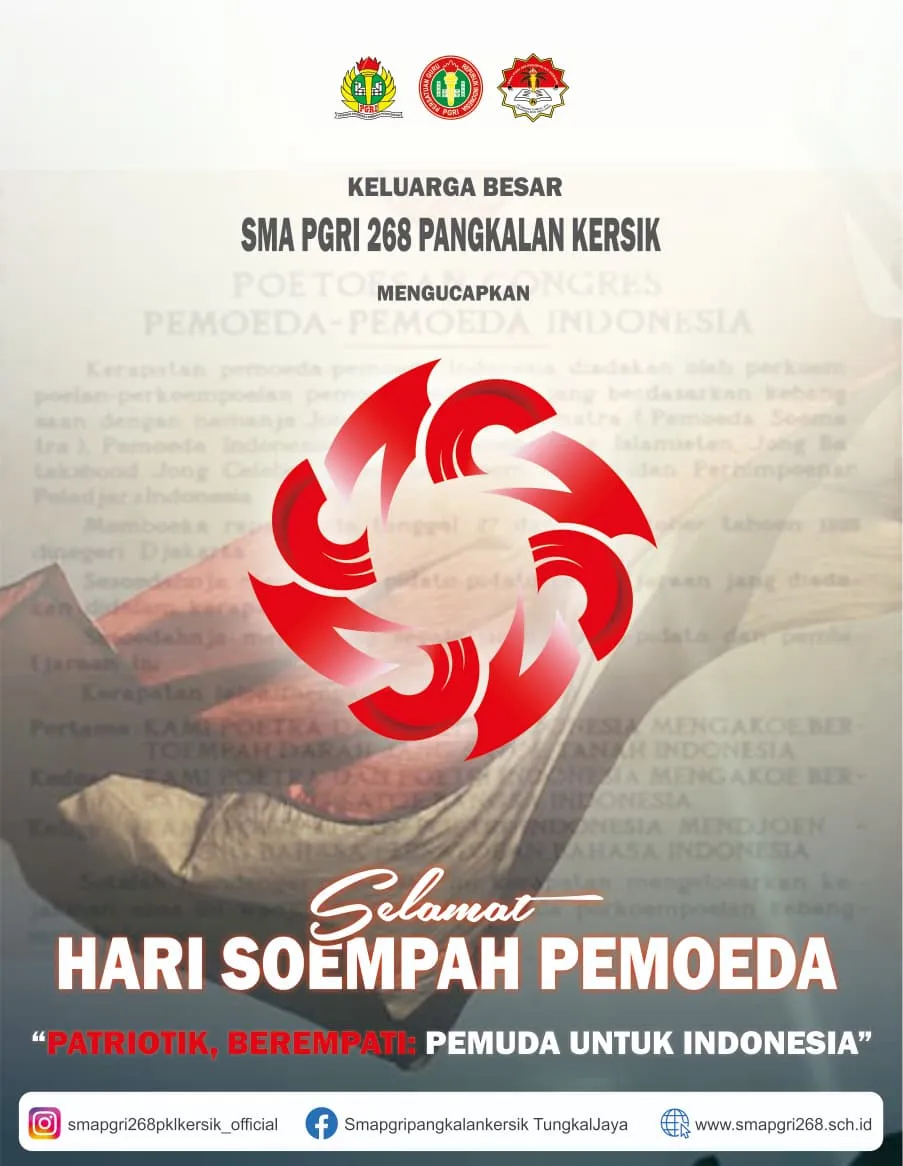 SELAMAT HARI SUMPAH PEMUDA KE-98
