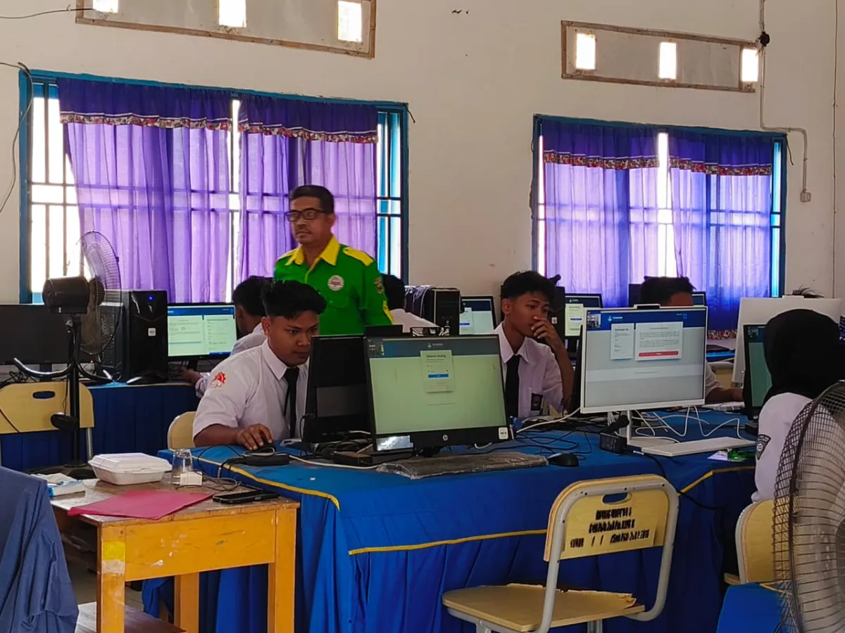 Sesi Ketiga Tutup Rangkaian TKA di SMA PGRI 268 Pangkalan Kersik